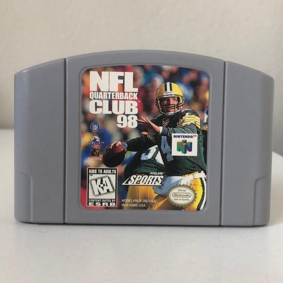Nintendo 64 NFL Quarterback Club 98  game - Picture 1 of 10